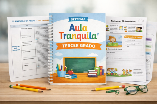 Aula tranquila 3° Grado.