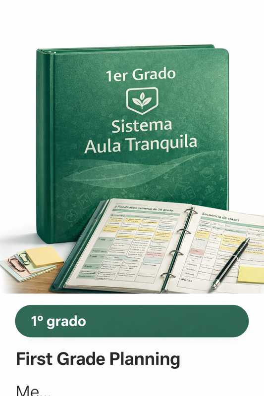 Aula tranquila 1° Grado