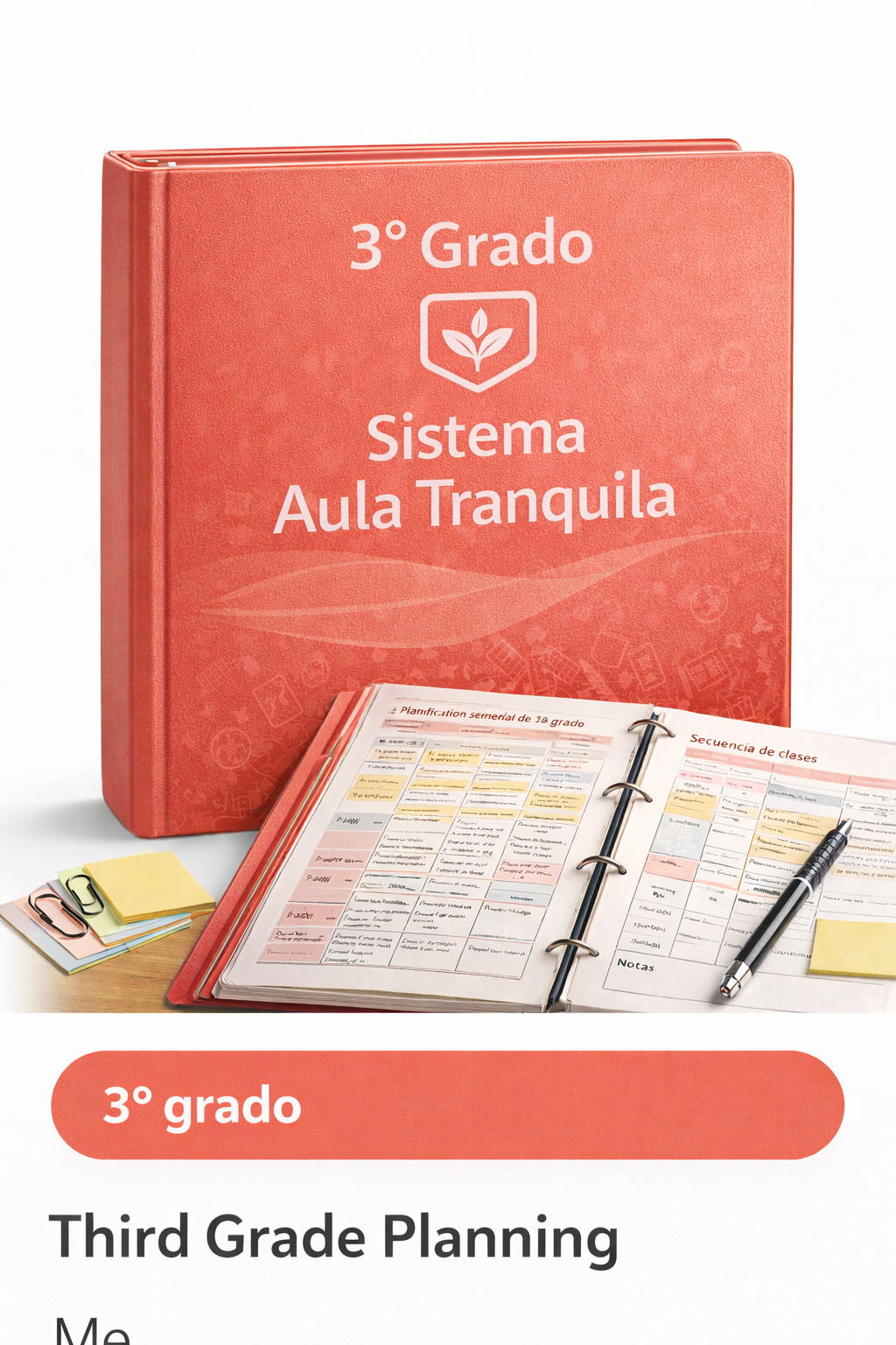 Aula tranquila 3° Grado.