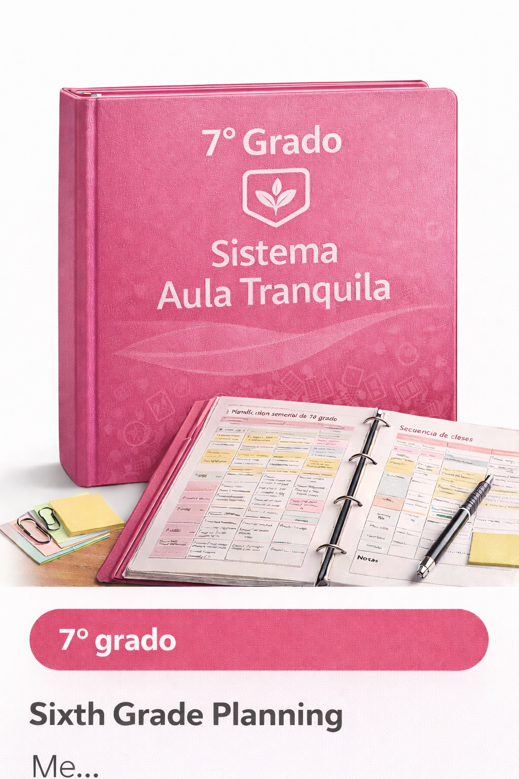 Aula tranquila 7° Grado.